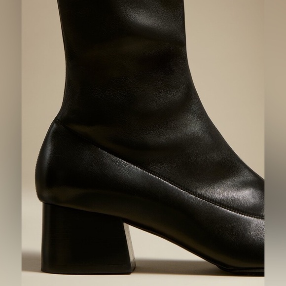 KHAITE Sedona Black Leather Boots - Picture 4 of 4